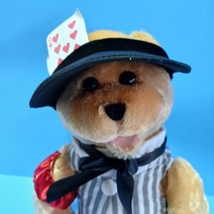 Chantilly Lane Singing Plush Bear 22", Sings "The Gambler" Has Tag